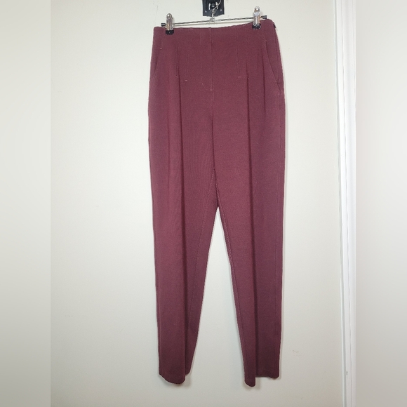 Kit and Ace Maroon Trouser Pants sz 8 - Picture 1 of 12